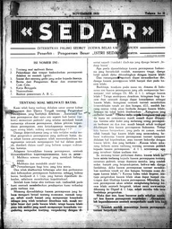 Sedar Medan — No. 11 (1931)