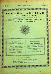 Suara Aisyiyah — No. 5-6 (1931)