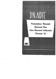 Pemetjahan Masalah Ekonomi dan Ilmu Ekonomi Dewasa Ini