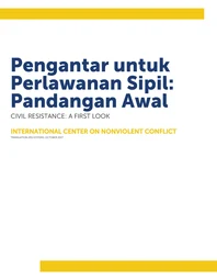 Pengantar untuk Perlawanan Sipil: Pandangan Awal