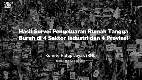 2023-Hasil Survei Pengeluaran Buruh di 4 Sektor Industri dan 4 Provinsi