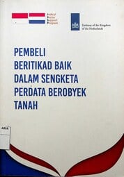 Pembeli Beritikat Baik Dalam Sengketa Perdata Berobyek Tanah By Widodo Dwi Putro Dkk.