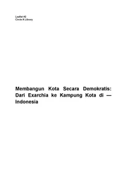 Leaflet #2 Membangun Kota Secara Demokratis: dari Exarchia ke Kampung Kota di Indonesia