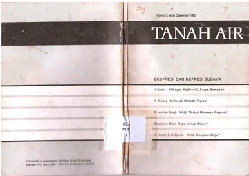 Tanah Air No. 5 Edisi Desember 1990