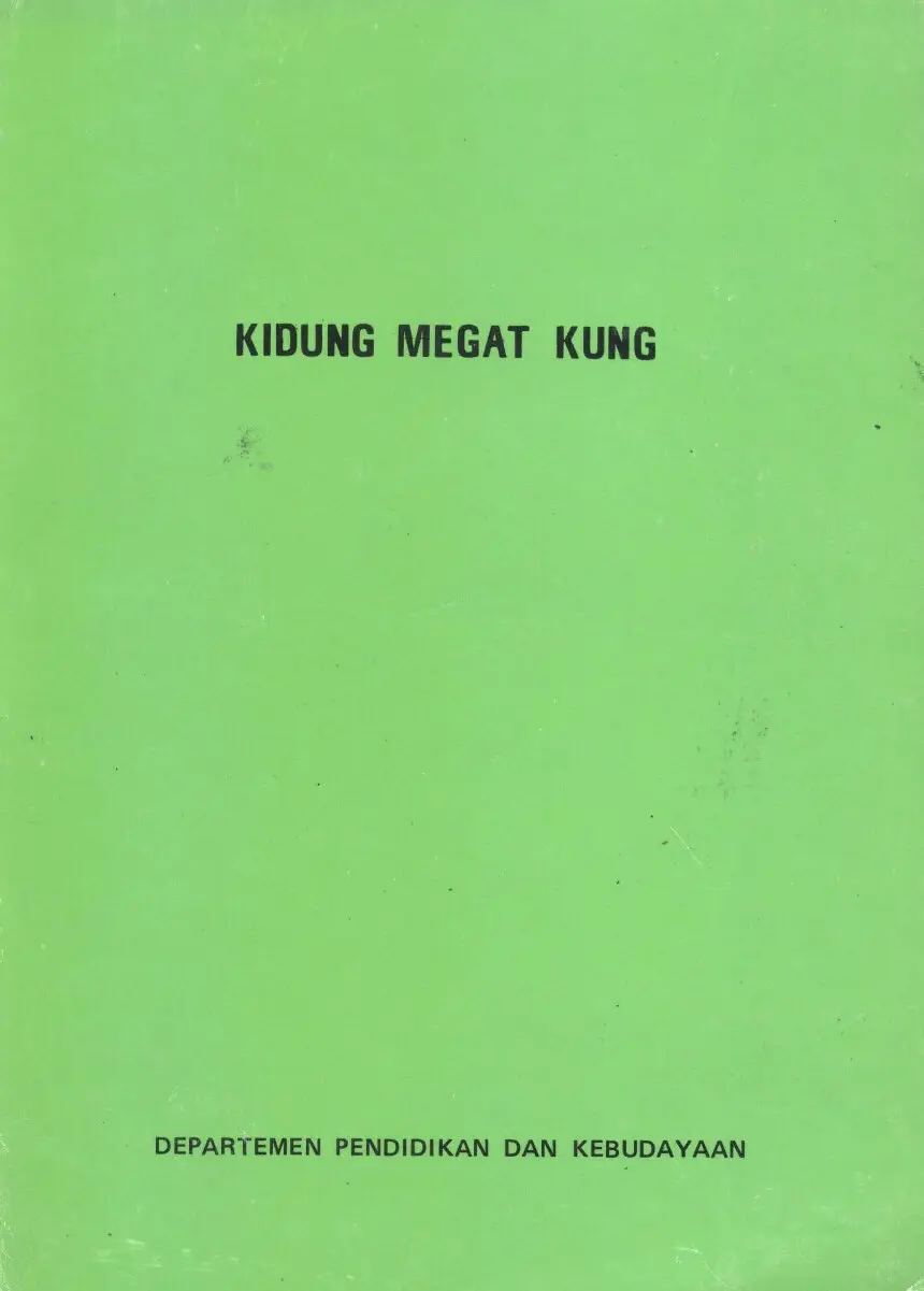 KIDUNG MEGAT KUNG