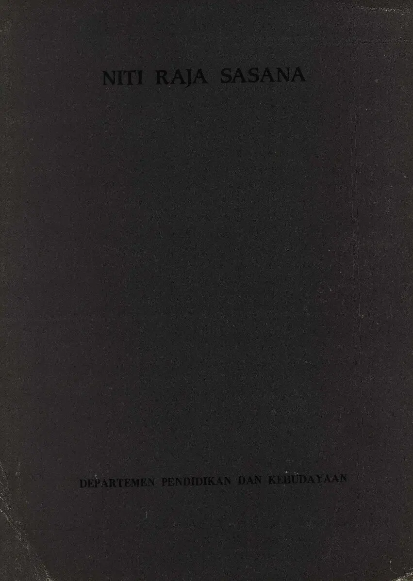 Niti raja sasana